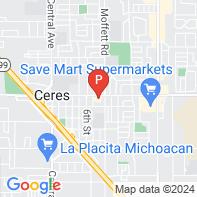 View Map of 2516 East Whitmore Avenue,Ceres,CA,95307